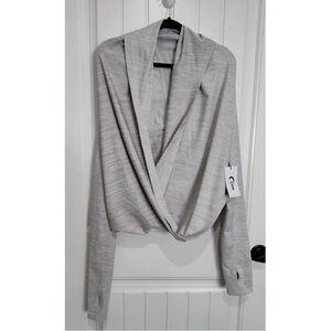 ZYIA Activewear Hoodie Yoga Shawl Size M